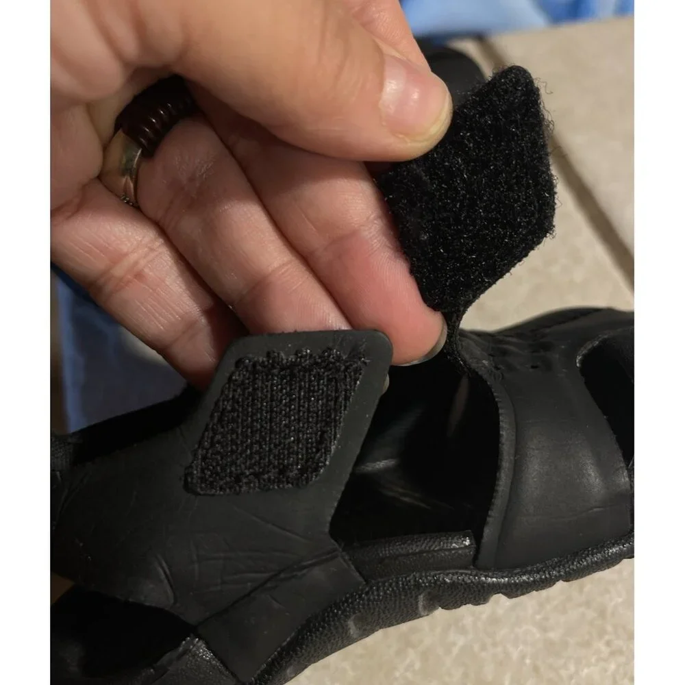 Nike Baby Boy's Sunray Protect 2 TD (Infant/Toddler) Black/White 4C Toddler Baby - Picture 5 of 9